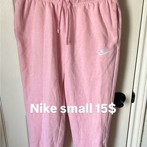 Nike Kids Light Pink Joggers